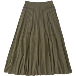KOTN - Gezira Knit Skirt Olive Maxi-midi skirt